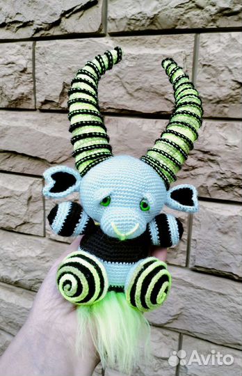 Бафомет вязаный ручной работы