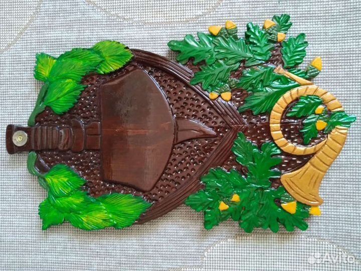 Резьба по дереву. Охотничьи медальоны