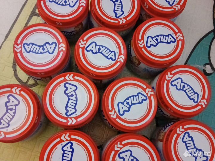 Овощные пюре Агуша с молочной кухни