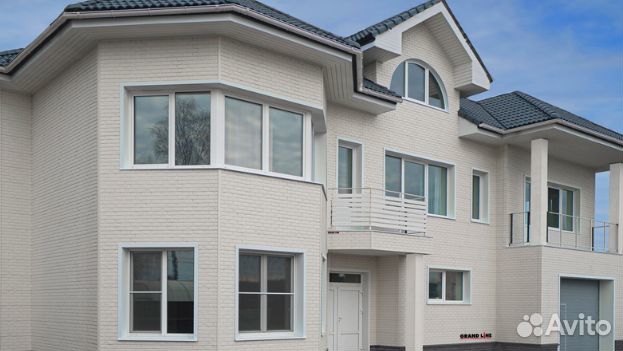 Фасадные панели Состаренный кирпич Молочный