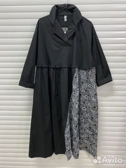 Красивое платье,хлопок,кружева,46/52