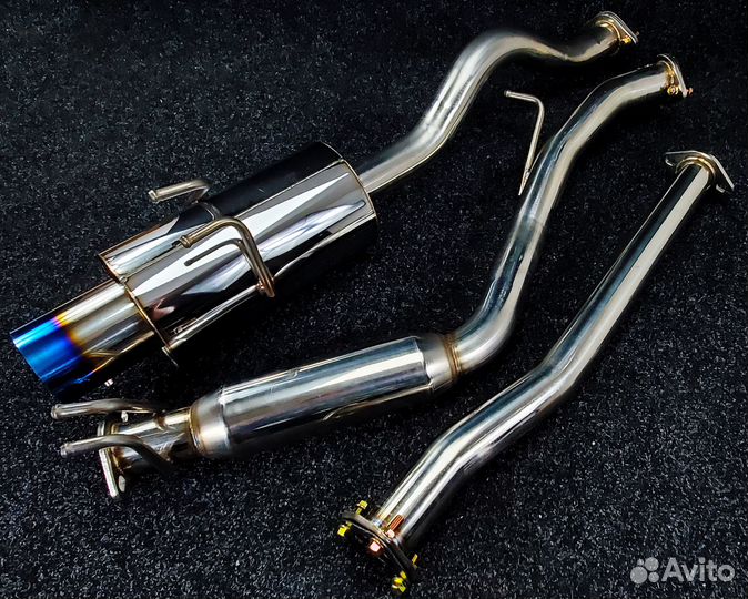 Выхлопная трасса Honda Civic 2006-2011 Burnt Blue