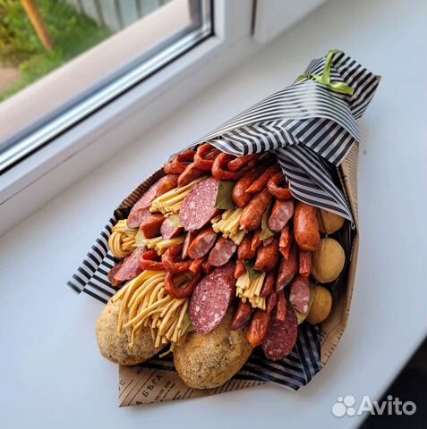 Мясной букет /вкусные букеты/мужской букет