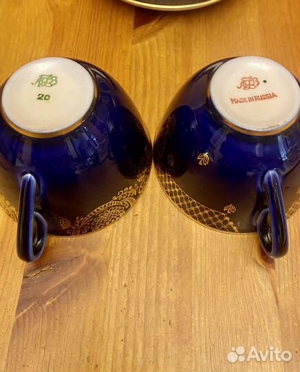 Сервиз чайный Кобальт СССР