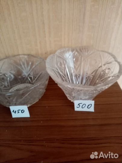 Продам хрустальные вазы