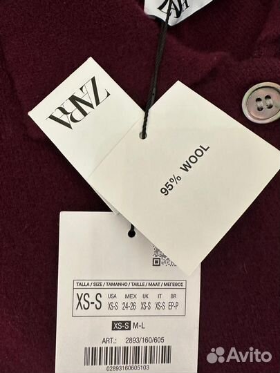 Свитер женский zara новый,S