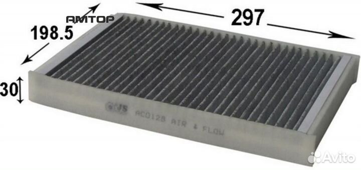 JS asakashi AC0128C Фильтр салона JS Asakashi AC01