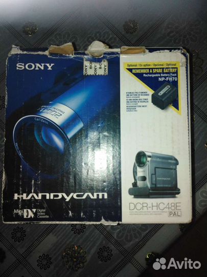 Видеокамера sony handycam