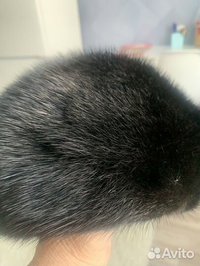 Меховая женская шапка