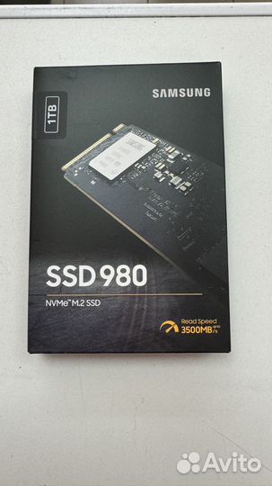 Новый SSD nvme 1 TB Samsung 980 MZ-V8V1T0BW