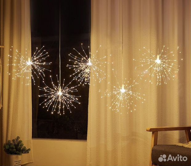 Гирлянда фейерверк