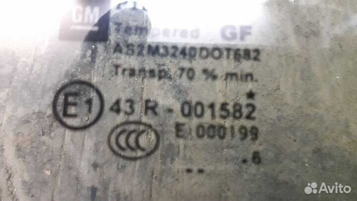 Стекло передней правой двери Астра Н