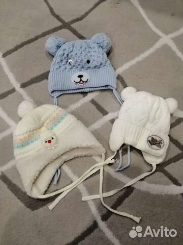 Шапки детские до года