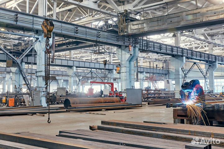 Завод металлоконструкций. Производство