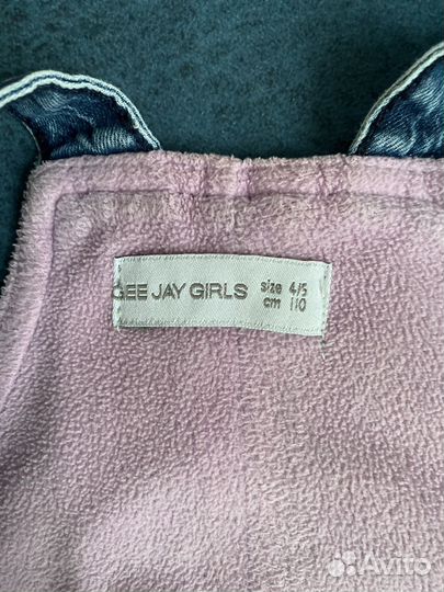 Джинсы утепленные для девочки 110 116