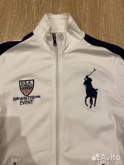 Зип олимпийка polo ralph lauren usa M оригинал