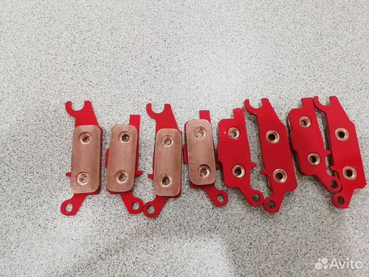 Медные тормозные колодки yamaha grizzly