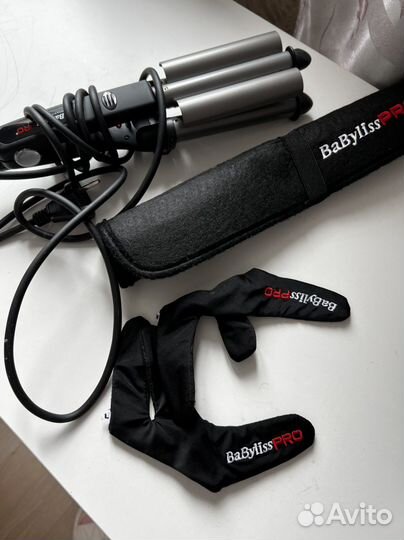 Плойка babyliss pro для волос тройная