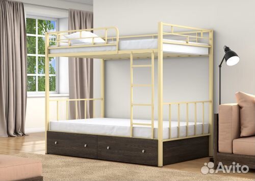Двухъярусная кровать Валенсия 120