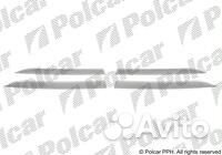 Накладки решетки перед для renault logan (SD) 07.04