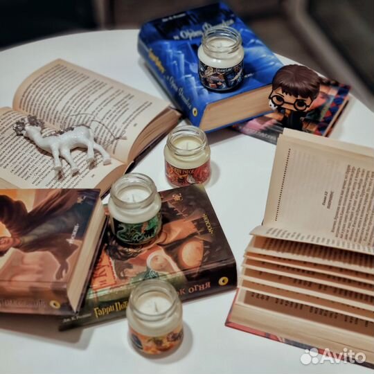 Сюжетные свечи ароматические соевые в подарок