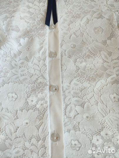 Блузка школьная на девочку рост 128 134