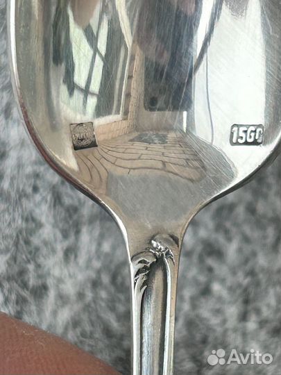 Ложка маленькая, посеребрение, Франция