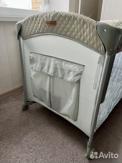 Манеж кроватка Happy Baby Wilson + матрас