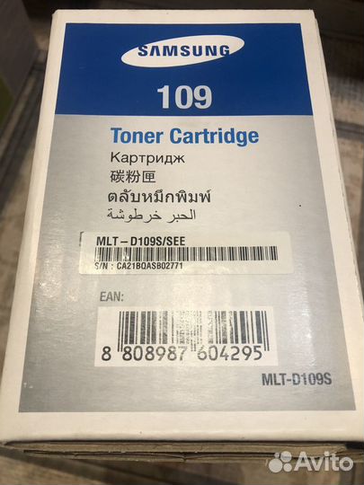Картридж для принтера samsung MLT-D109S