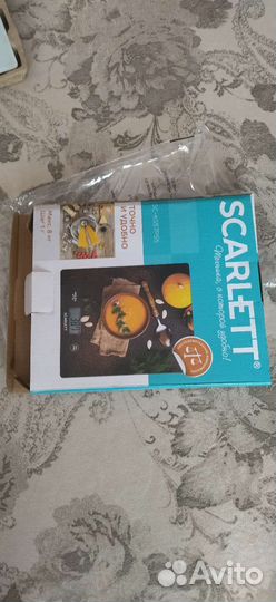 Весы кухонные электронные Scarlett новые