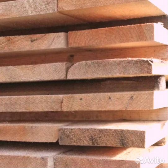 Доска обрезная ест. влаж. 25х100 6м сорт 1