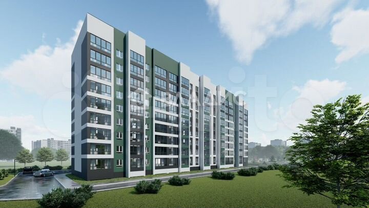 1-к. квартира, 38,1 м², 2/9 эт.