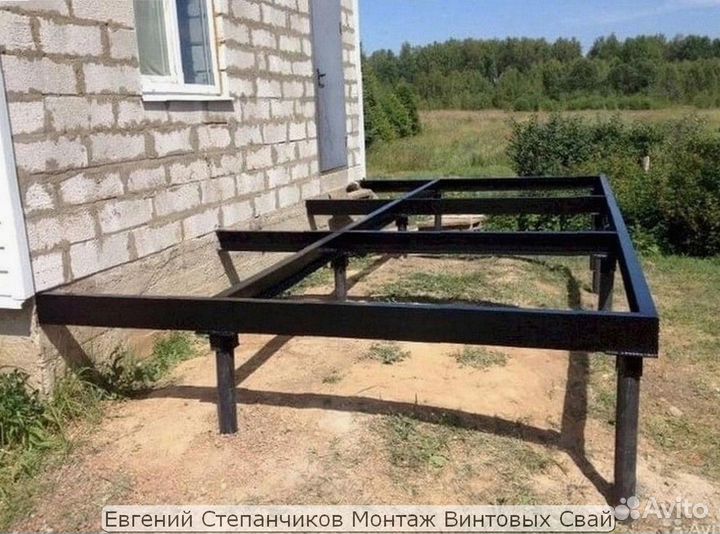 Сваи винтовые для фундамента установка