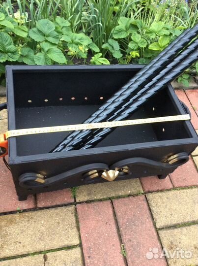 Мангал со съёмными ножками 2-3 мм