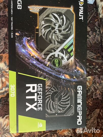 Коробка от видеокарты rtx 3070