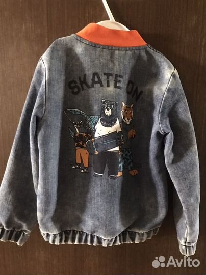 Джинсовая куртка для мальчика 116