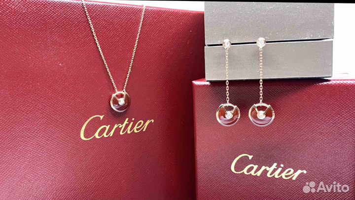 Серьги Amulette de Cartier 0,23ct