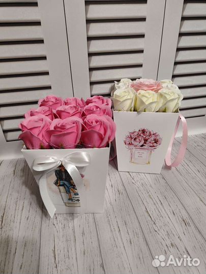 Мыльные цветы и тюльпаны