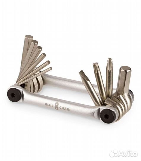 Мультитул Bluechain 10 в 1. Набор шестигранников