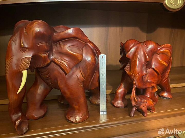 Статуэтка слона из дерева декоративные