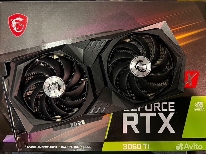 Видеокарта rtx 3060ti msi