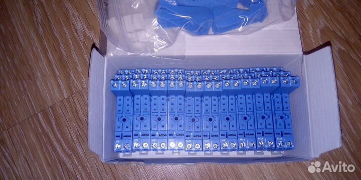 Реле finder, лампы XB7,колодки Schneider Electric