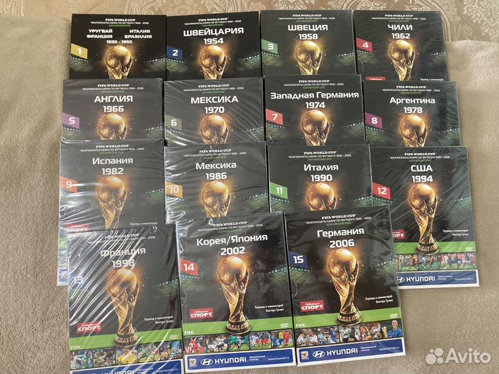 FIFA World Cup коллекция DVD нов