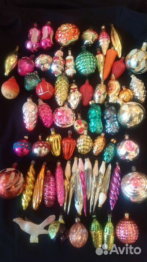 Ёлочные игрушки времён СССР