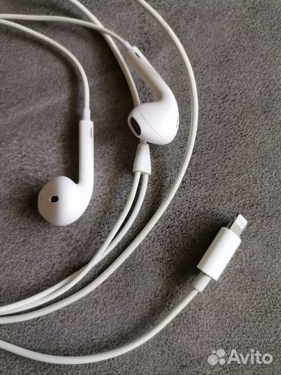 Наушники apple earpods lightning оригинал