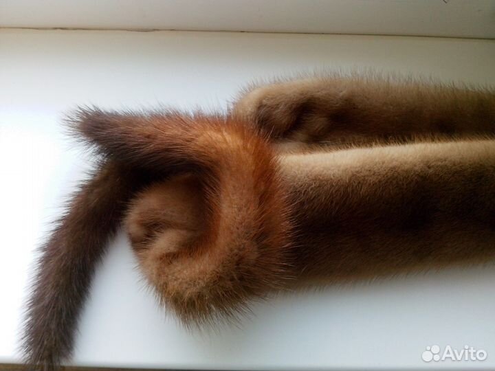 Норковый ворот чулком новый 1.46 см