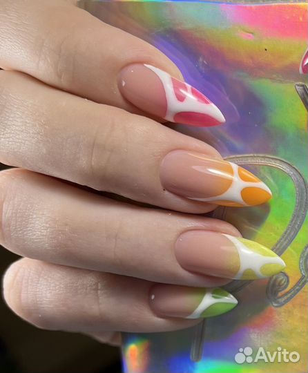 Маникюр, препаратный педикюр карт, наращивание