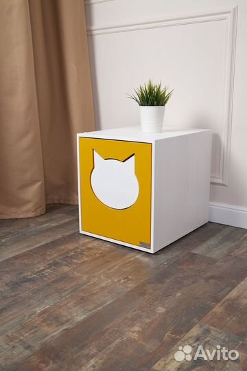 Кошачий туалет Домик