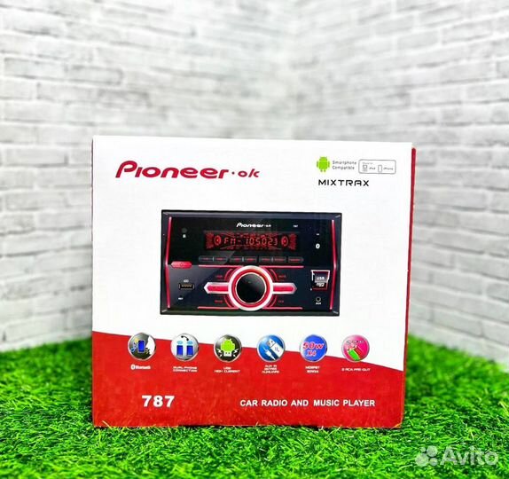 Магнитола Pioneer 2din на все авто арт 81