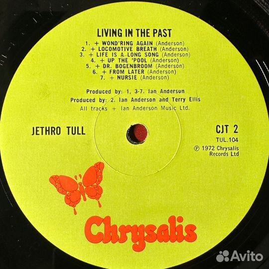 Jethro Tull – Living In The Past 2LP (Англия)